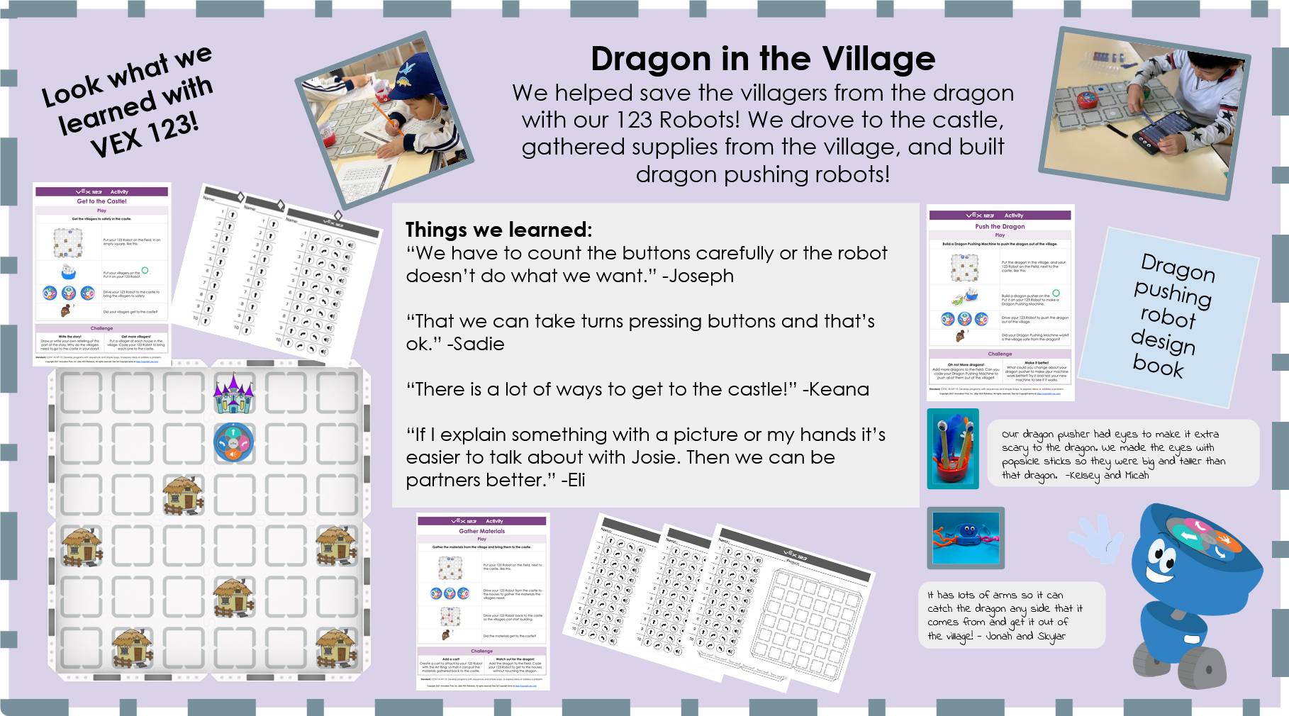 VEX 123 Dragon in the Village bulletin board